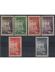 FEZZAN (FRENCH OCCUPATION) 1950 Tax stamps 6v MNH**