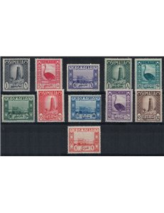 SOMALIA AFIS 1950 Serie Pittorica 11v MH*