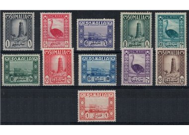 SOMALIA AFIS 1950 Pictorial Series 11v MH*