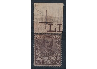 ITALY KINGDOM 1901 Floral 40c brown MNH** ©