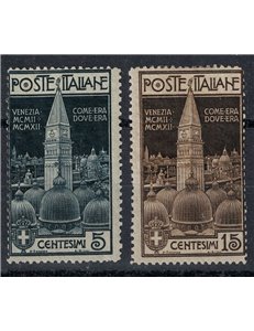 ITALIA REGNO 1912 Campanile di Venezia 2v MH*