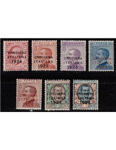 ITALY KINGDOM 1924 Italian Cruise 7v MH*