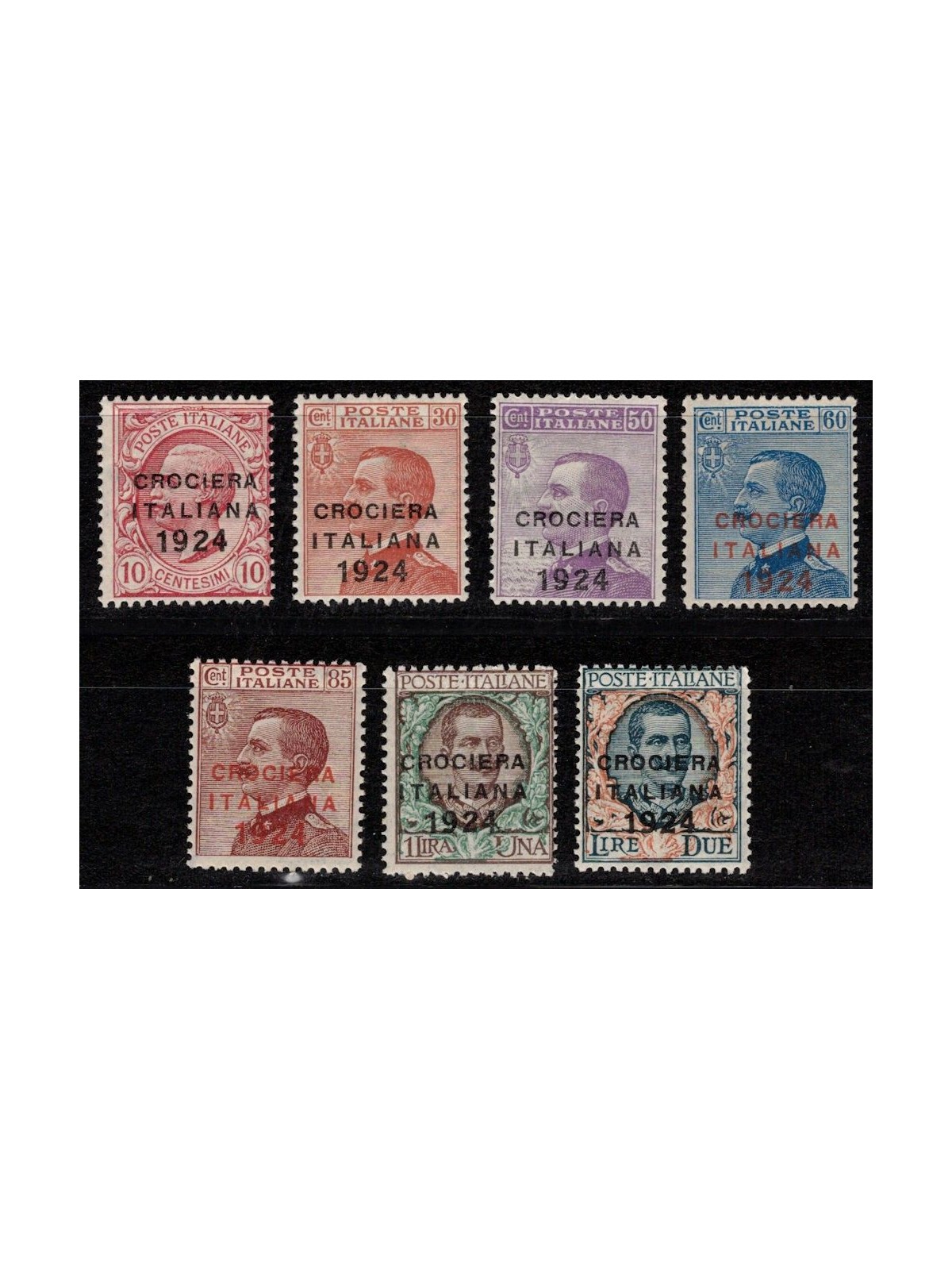 ITALY KINGDOM 1924 Italian Cruise 7v MH*