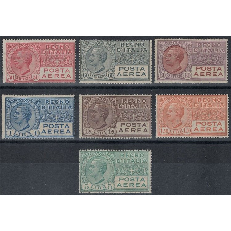 ITALY KINGDOM 1926-28 Leoni type airmail 7v MH*
