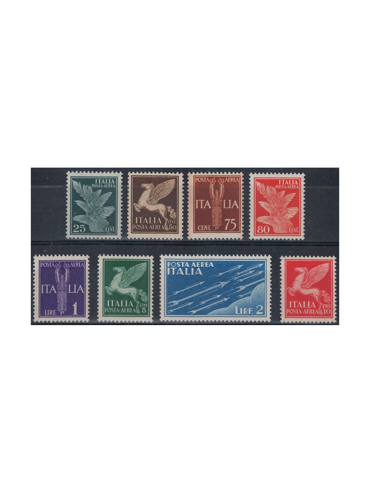 ITALY KINGDOM 1930-32 Airmail, allegorical subjects 8v MNH**