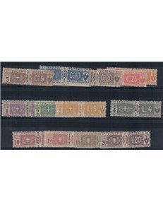 ITALY KINGDOM 1914-22 Postal parcels 13v MNH** ©