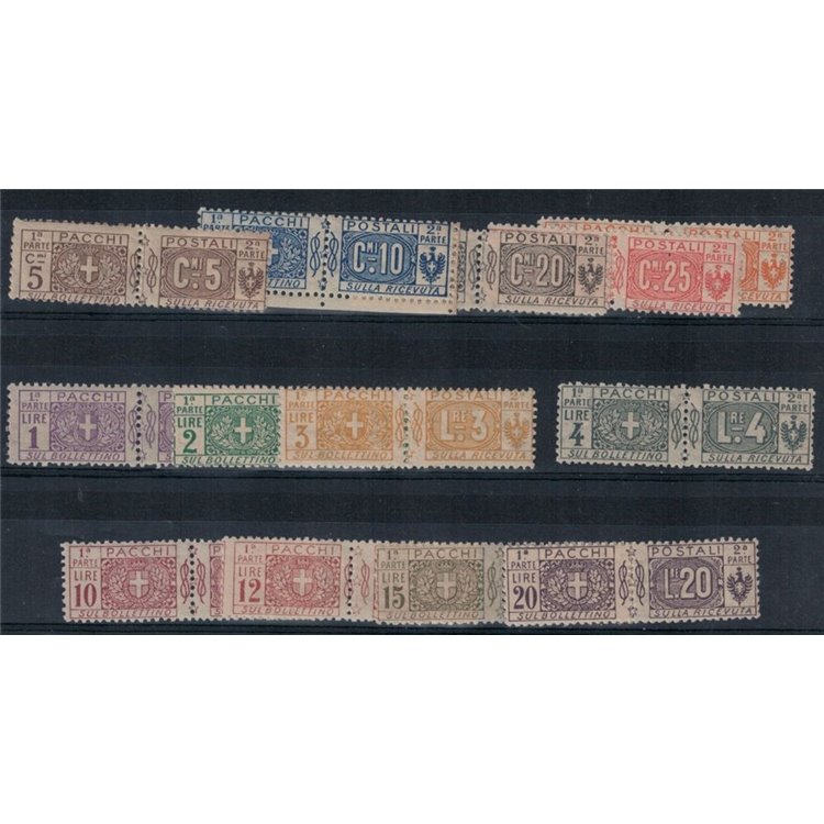 ITALY KINGDOM 1914-22 Postal parcels 13v MNH** ©
