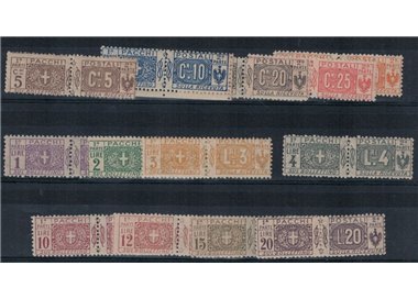 ITALY KINGDOM 1914-22 Postal parcels 13v MNH** ©
