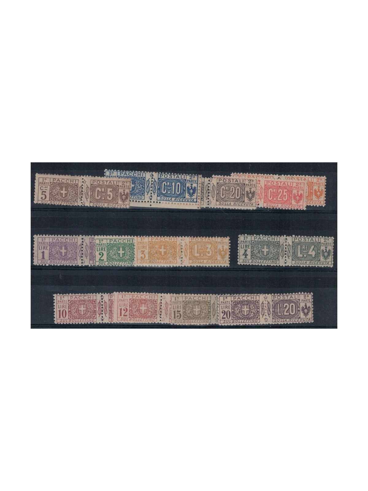 ITALY KINGDOM 1914-22 Postal parcels 13v MNH** ©