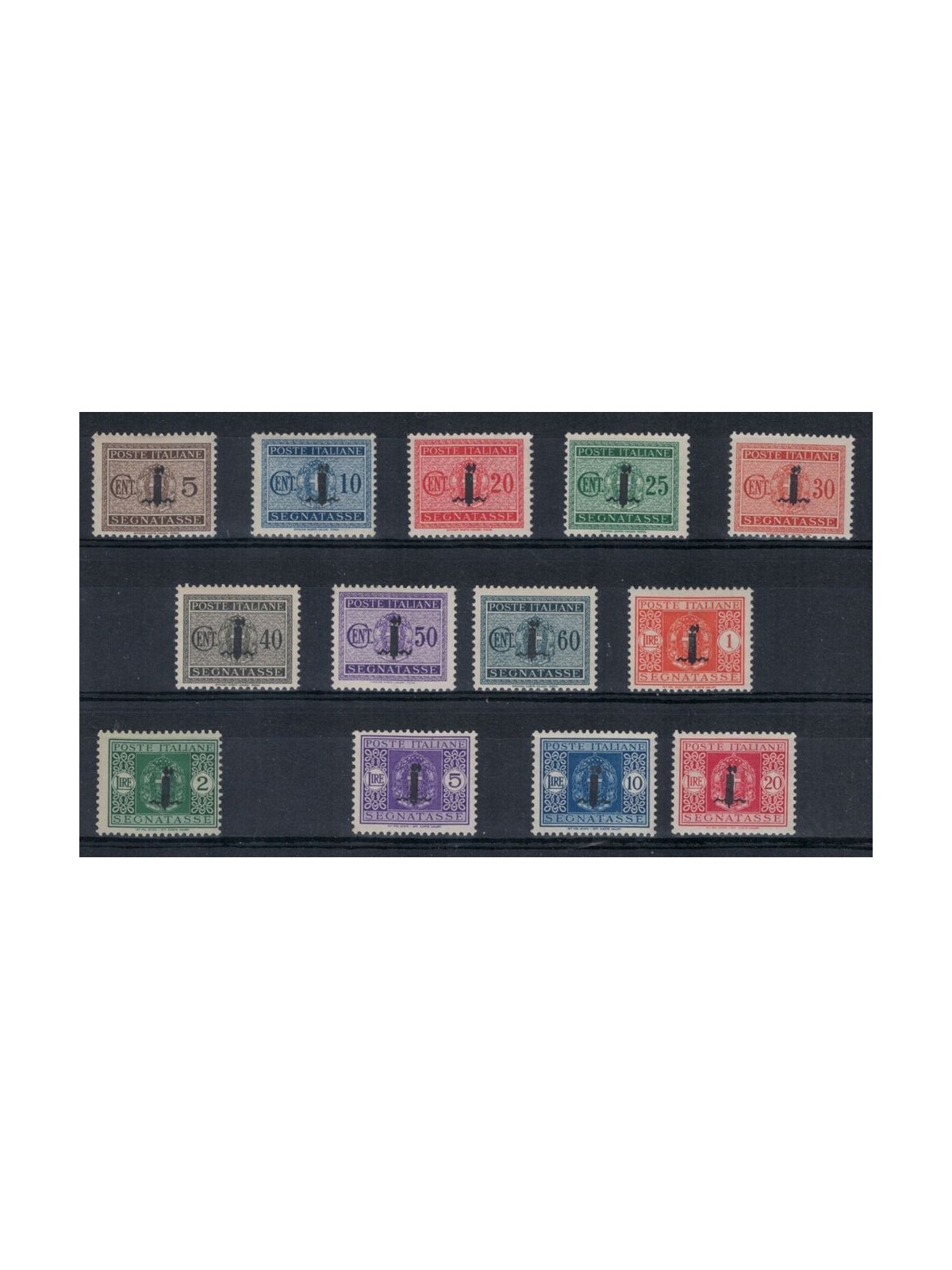 ITALY RSI 1944 Fascio postmark 13v MH*