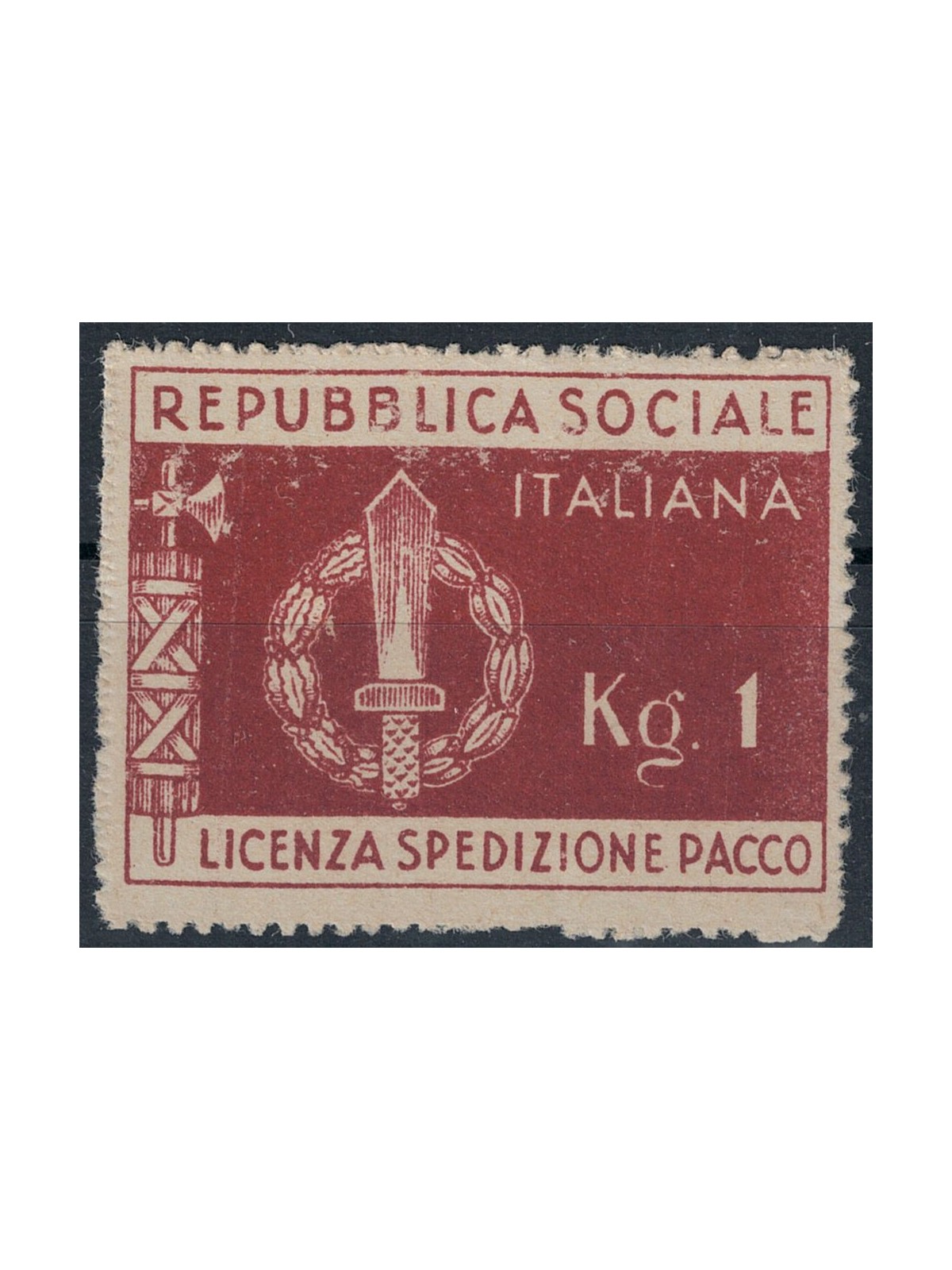 ITALY RSI 1944 Military exemption MNH**