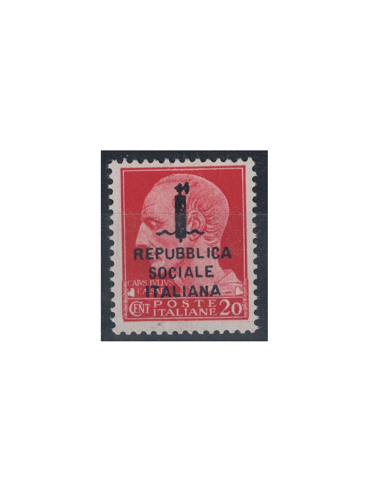 ITALIA RSI 1944 Imperiale 20c rosa carminio MH* ©