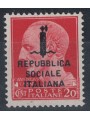 ITALY RSI 1944 Imperial 20c carmine pink MH* ©