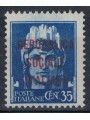 ITALIA RSI 1944 Saggio 35c Imperiale (soprast. testo in rosso) MH*