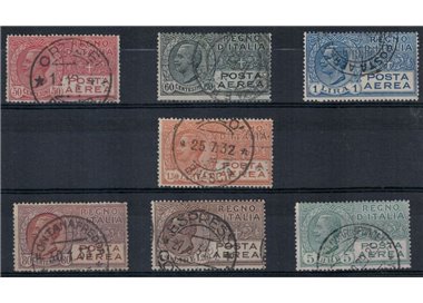 ITALY KINGDOM 1926-28 Leoni type airmail 7v used ©