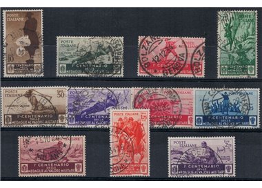 ITALIA REGNO 1934 Medaglie al valore 11v us ©
