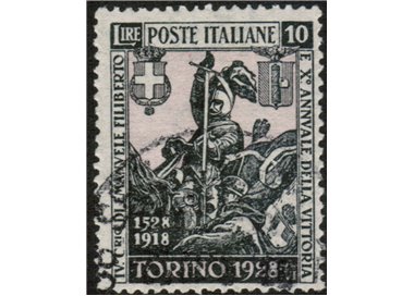 ITALIA REGNO 1928 Emanuele Filiberto 10£ us