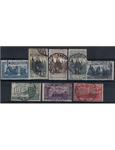ITALY KINGDOM 1926 St. Francis 8v used ©