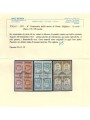 ITALIA REGNO 1921 Dante Alighieri 3v in quartina us ©
