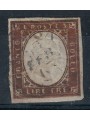 KINGDOM OF SARDINIA 1863 Effigy 3£ dark copper used ©
