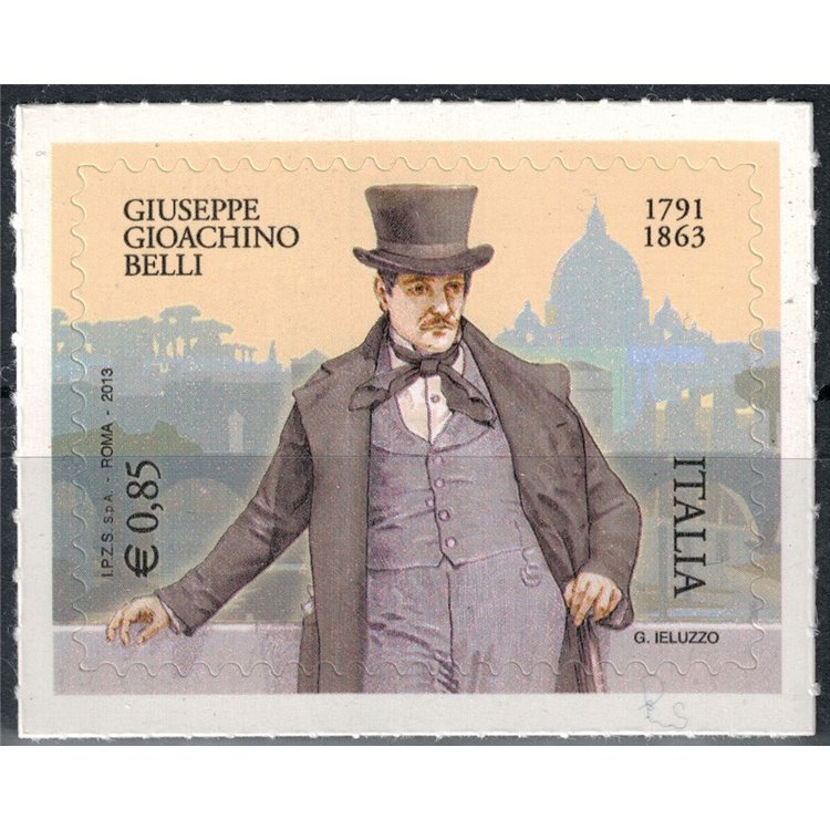 ITALY 2013 Gioacchino Belli MNH**