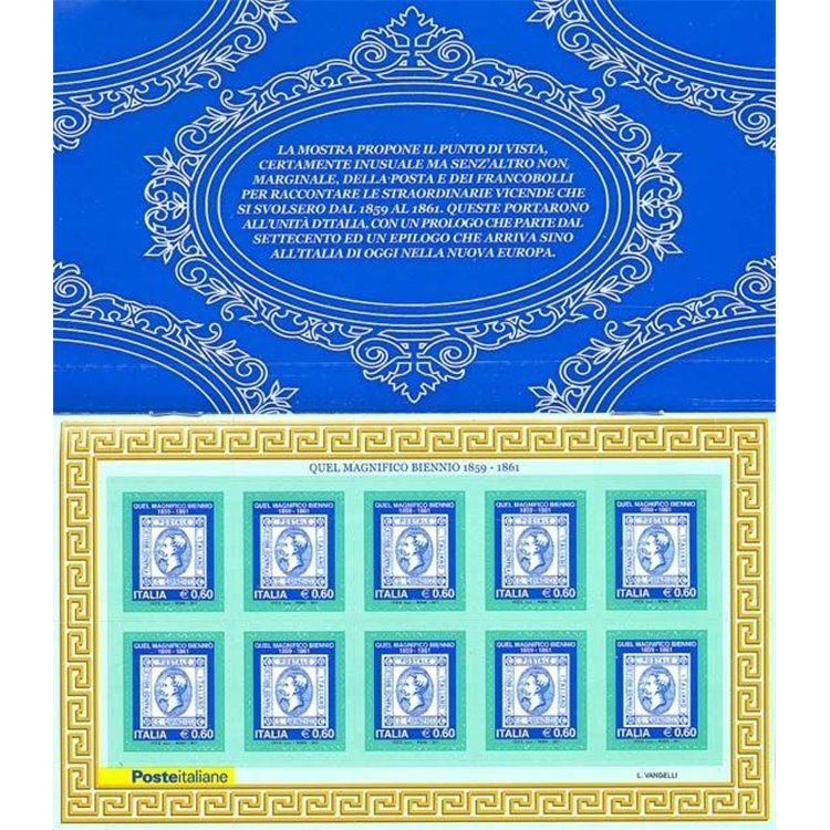 ITALY 2011 Those Magnificent Two Years booklet MNH**