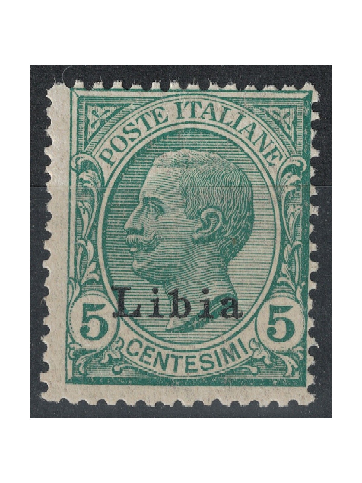 LIBIA 1912-17 5c verde MNH**