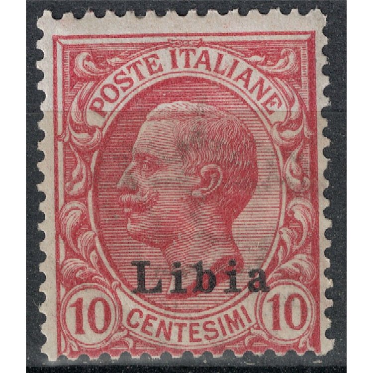 LIBIA 1912-17 10c rosa MH*