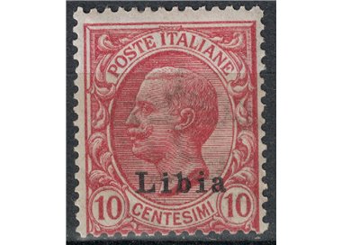 LIBIA 1912-17 10c rosa MH*
