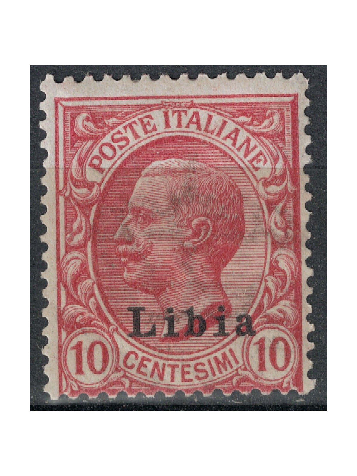 LIBIA 1912-17 10c rosa MH*