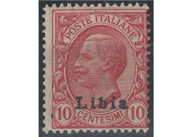 LIBIA 1912-17 10c rosa MNH**
