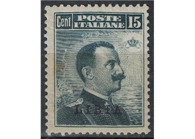 LIBIA 1912-17 15c grigio nero MH*