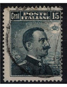 LIBYA 1912-17 15c grey black us