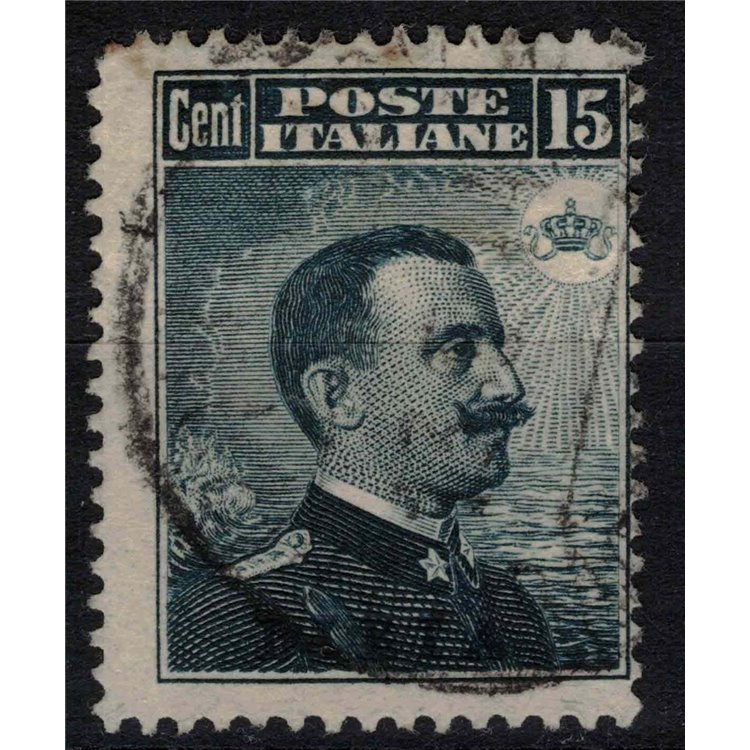 LIBIA 1912-17 15c grigio nero us