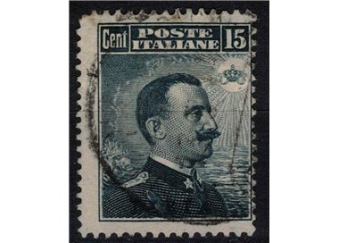 LIBYA 1912-17 15c grey black us