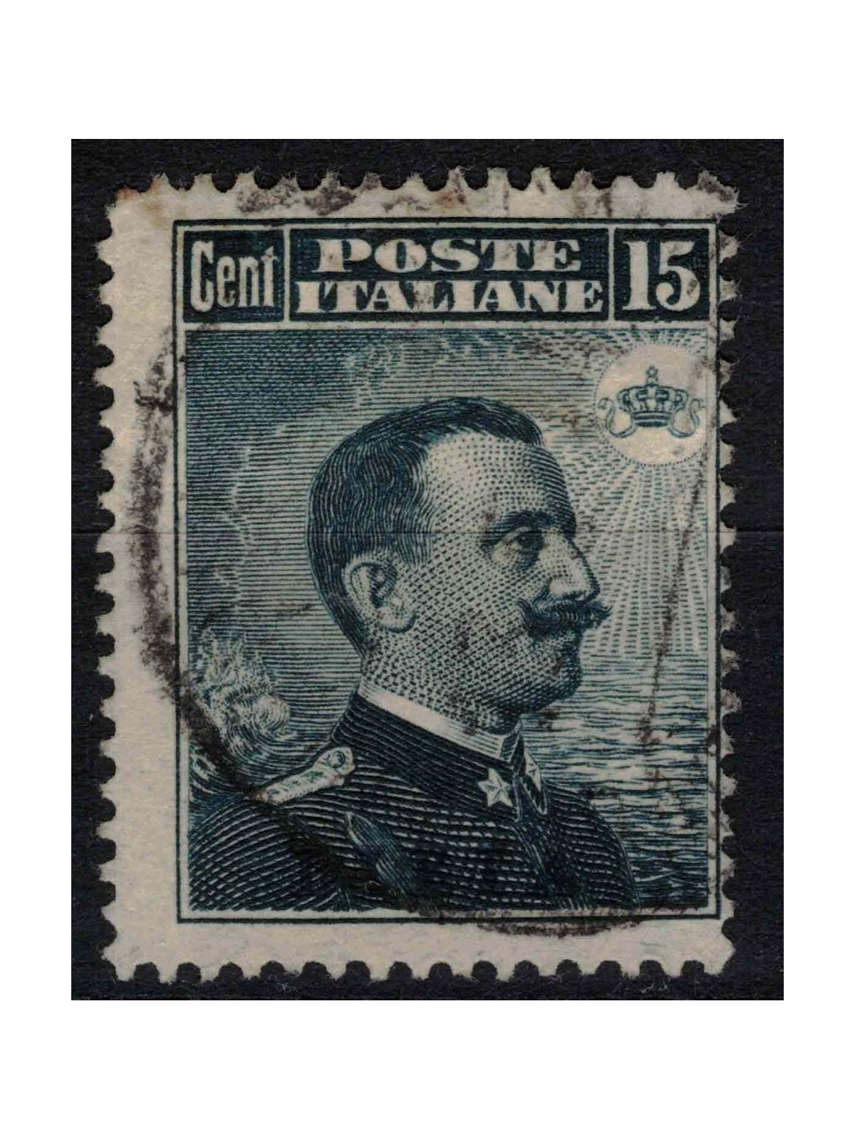 LIBIA 1912-17 15c grigio nero us