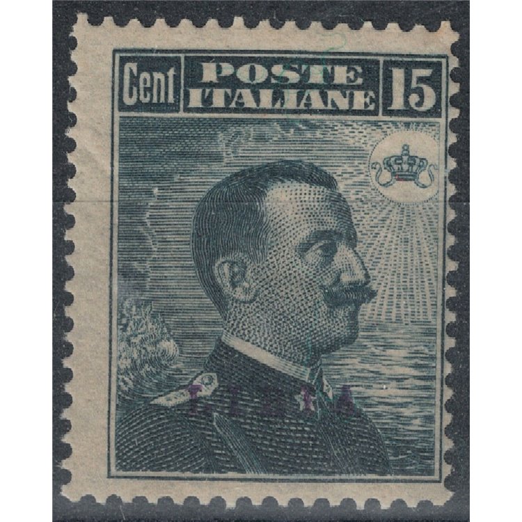 LIBIA 1912-17 15c grigio nero MNH**