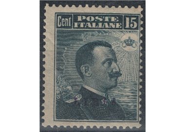 LIBYA 1912-17 15c grey black MNH**