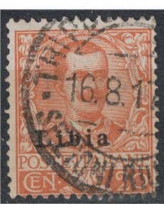LIBYA 1912-17 20c orange used