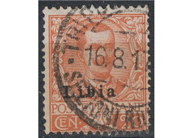 LIBYA 1912-17 20c orange used