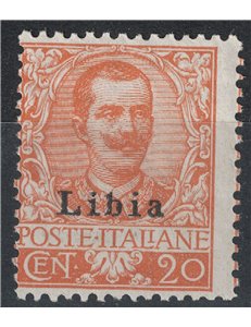 LIBIA 1912-17 20c arancio MNH**