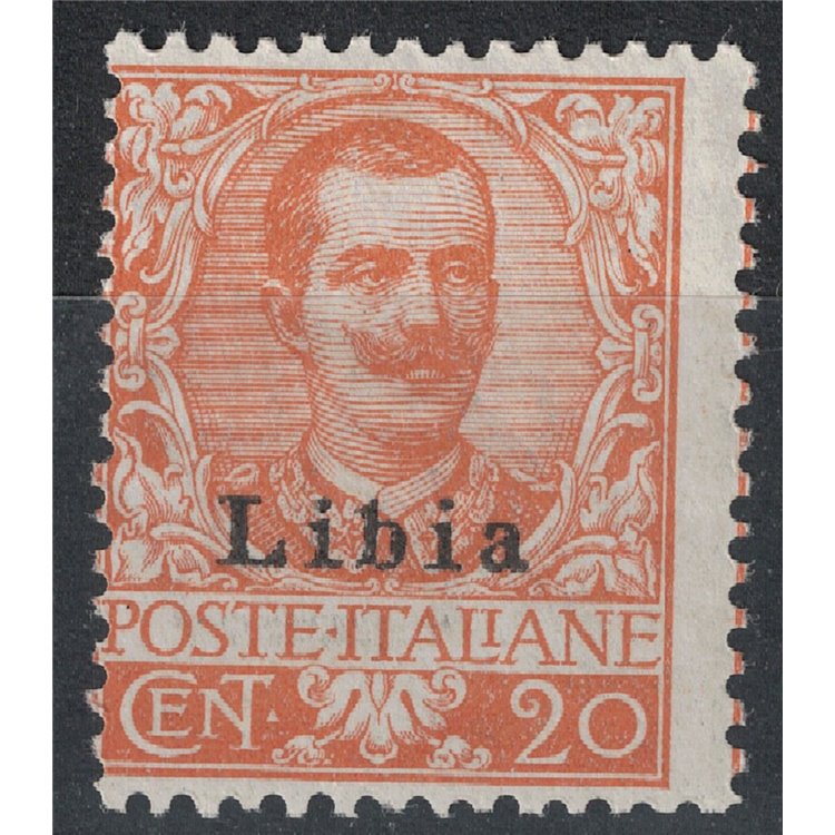 LIBIA 1912-17 20c arancio MNH**