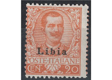 LIBIA 1912-17 20c arancio MNH**