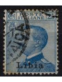 LIBIA 1912-17 25c azzurro us