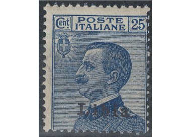 LIBIA 1912-17 25c azzurro MNH**