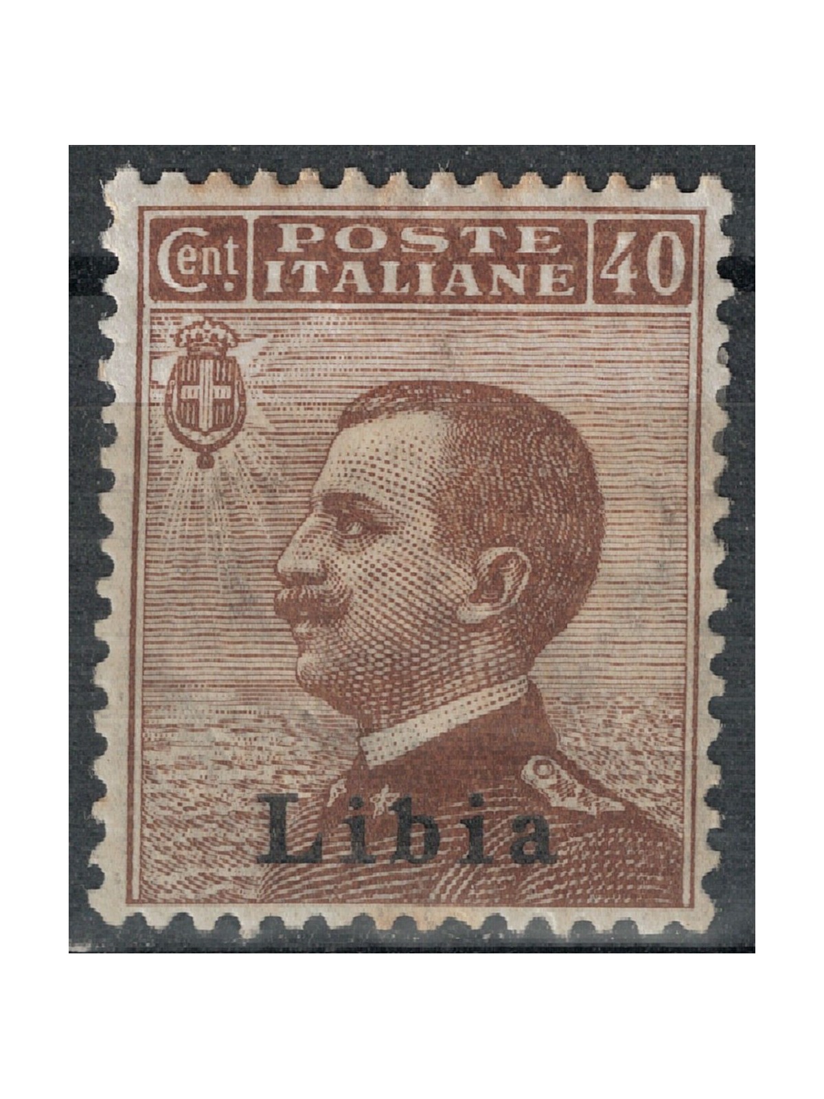 LIBIA 1912-17 40c bruno MH*