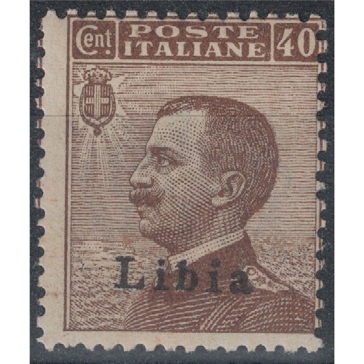 LIBIA 1912-17 40c bruno MNH**