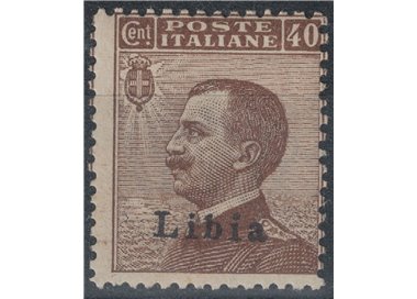 LIBIA 1912-17 40c bruno MNH**