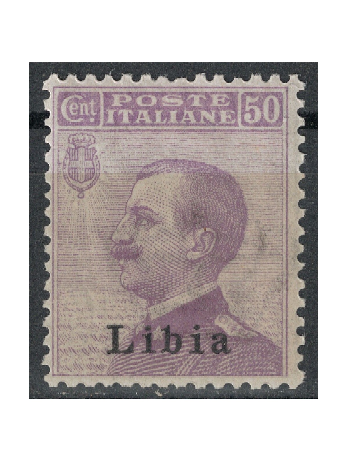 LIBYA 1912-17 50c violet MH*