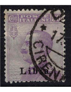 LIBYA 1912-17 50c violet us